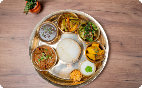 nepali-thali Nepali Veg Thali
